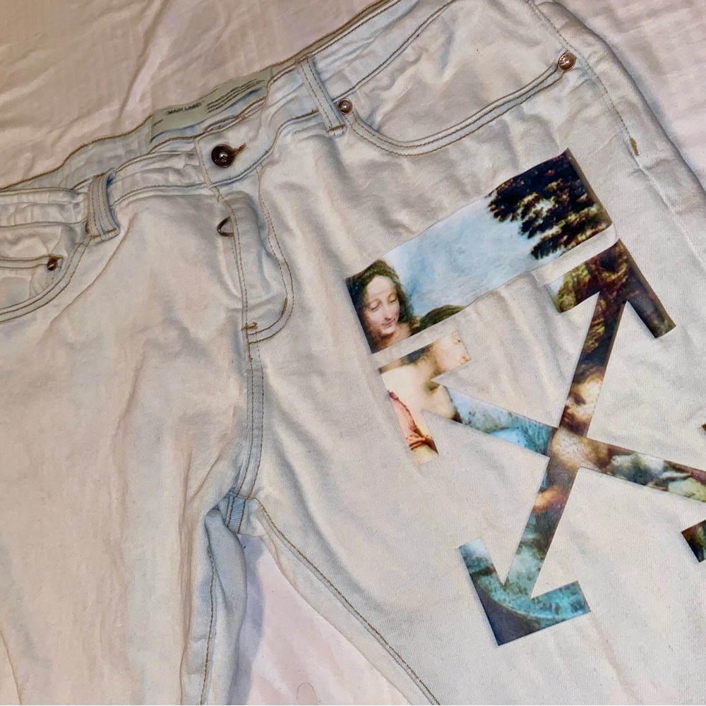 “Off White” Main label vintage jeans
